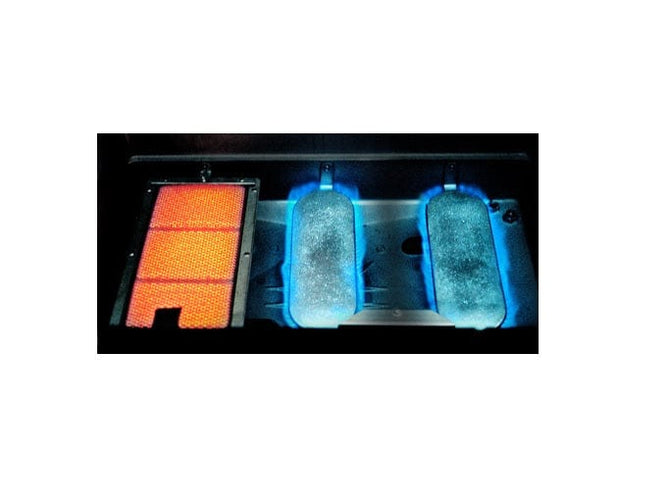 Modern Home Products - Hybrid: 1 Infrared plus 2 Aluminum Housing Burners with SearMagic®, Without Folding Shelves-United Backyard