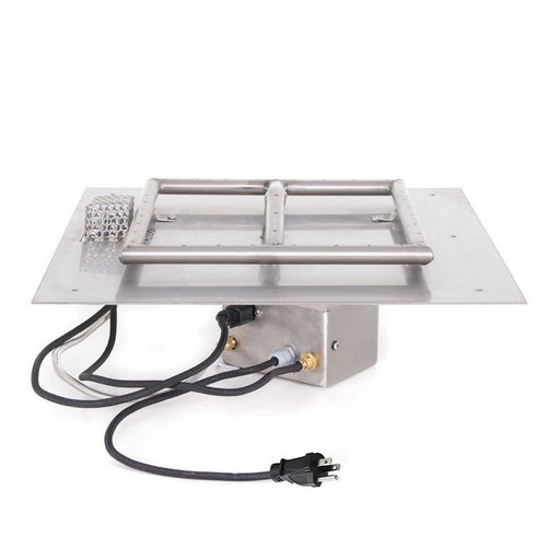 The Outdoor Plus - 24" x 24" Square Flat Pan & 18" Square Stainless Steel Burner - NG, LP-United Backyard