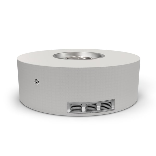 The Outdoor Plus - 48" Round Unity Fire Pit, Hardieboard & Steel Frame, Spark Ignition with Flame Sense - Liquid Propane-United Backyard