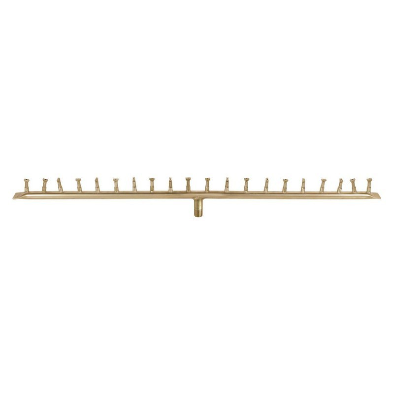 The Outdoor Plus - 84 Inch Brass Linear Bullet Burner-United Backyard