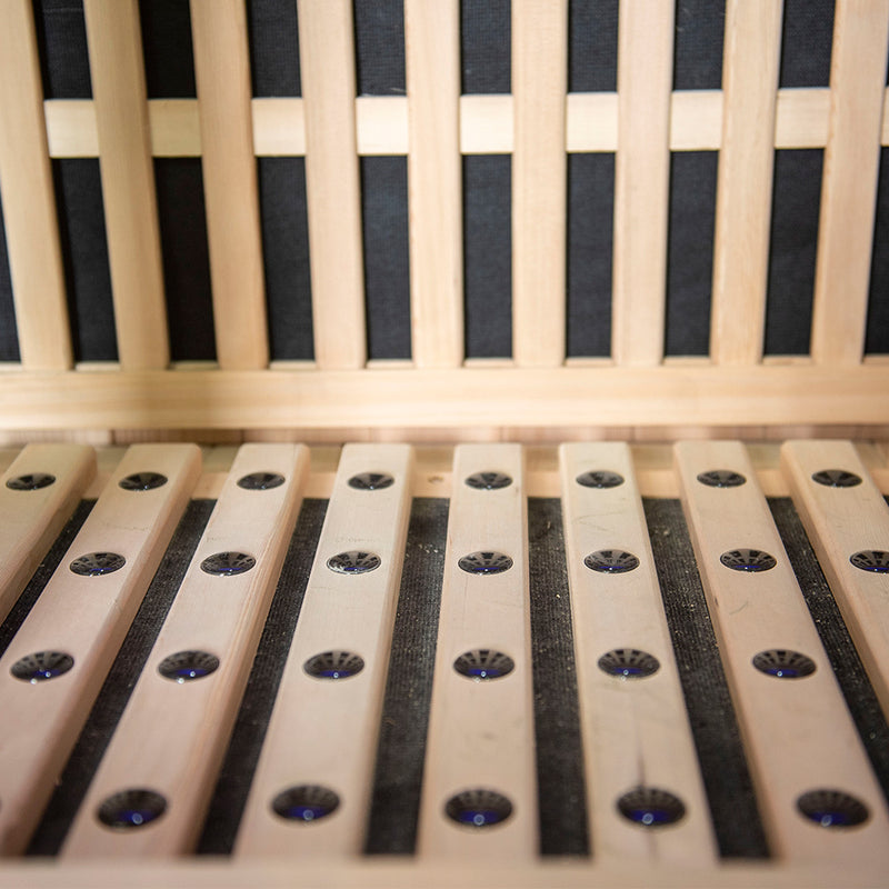 SaunaLume™ 3-Person Low-EMF Infrared Sauna Room – Compact Home Wellness Retreat