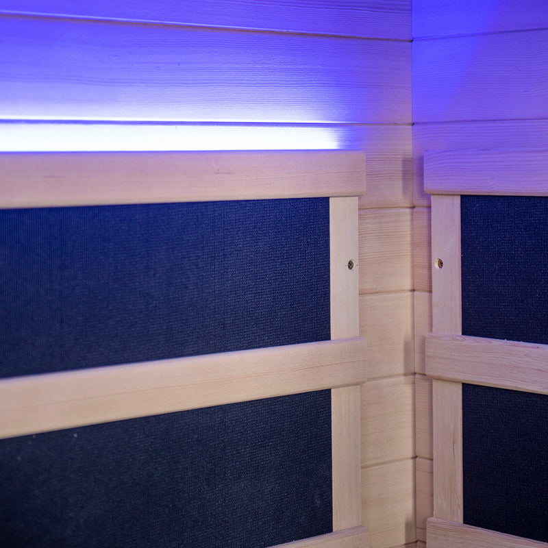 SaunaLume™ 3-Person Low-EMF Infrared Sauna Room – Compact Home Wellness Retreat