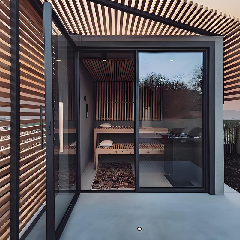 SaunaLume™ Outdoor Integrated Steam &amp; Shower Retreat – Luxury Spa Experience